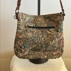 Floral Patterned Shoulder Bag